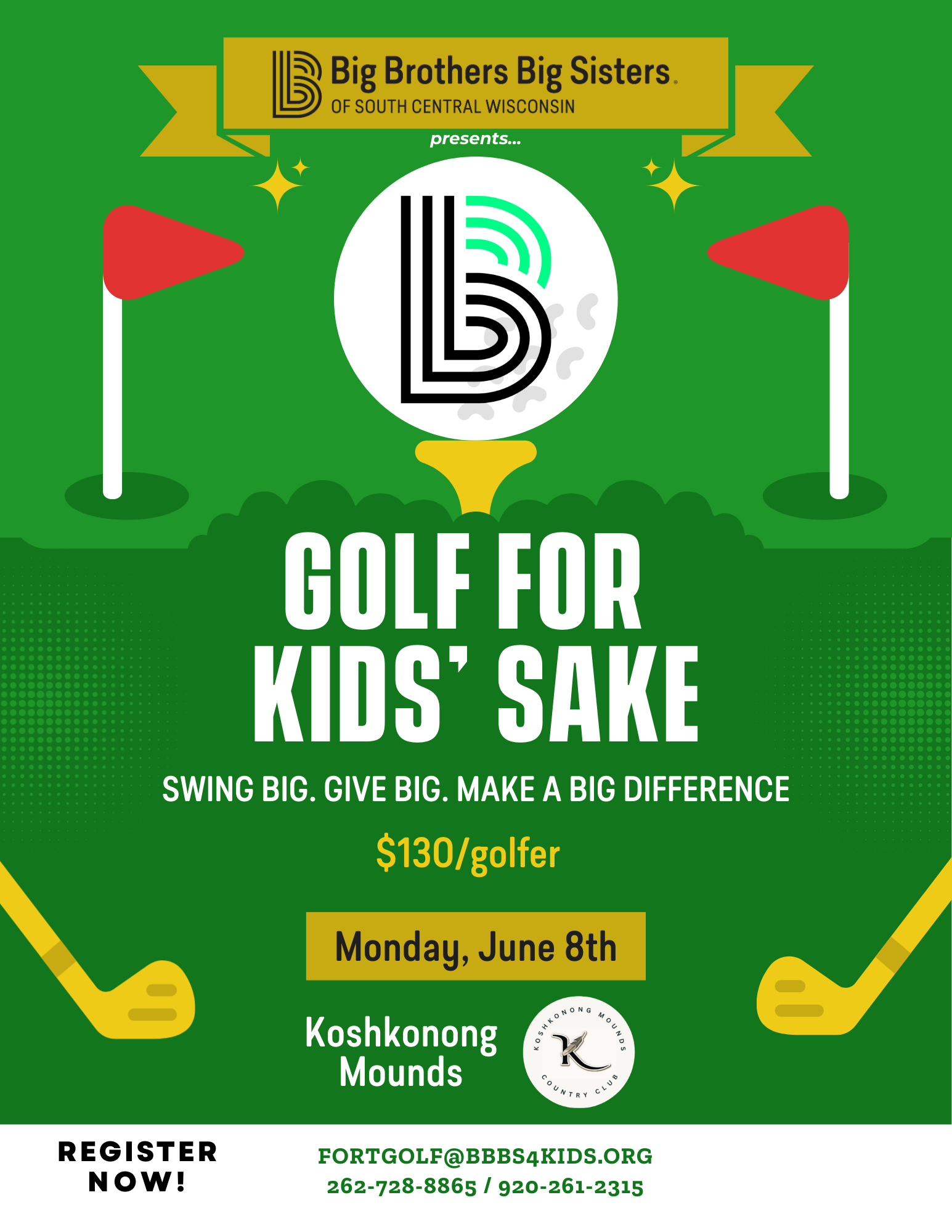 Golf For Kids' Sake flyer